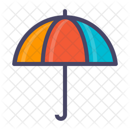 Umbrella Icon Of Colored Outline Style Available In Svg Png Eps Ai Icon Fonts