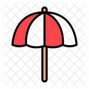 Umbrella Protection Sun Protection Icon