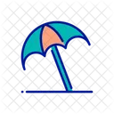 Umbrella Beach Umbrella Sun Protection Icon