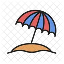 Umbrella Beach Parasol Icon
