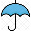 Umbrella Canopy Rain Protection Icon