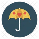 Umbrella Love Valentine Icon