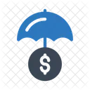 Umbrella Dollar Insurance Icon