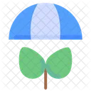 Umbrella Ecology Plant Icon