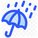 Rain Storm Umbrella Icon