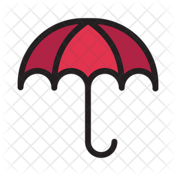 Umbrella Icon Of Colored Outline Style Available In Svg Png Eps Ai Icon Fonts