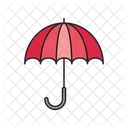 Umbrella Protection Secure Icon