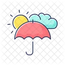 Umbrella Protection Nature Icon