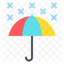 Umbrella Snow Snowfall Icon