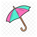 Umbrella Umbrella Sticker Sticker Icon