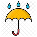 Umbrella Freesing Weather Icon
