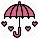 Umbrella Protection Velentine Icon