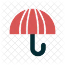 Umbrella Parasol Snowfall Protection Icon