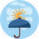 Umbrella Sun Day Icon