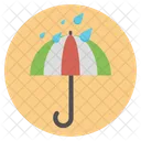 Raining Umbrella Forecast Icon