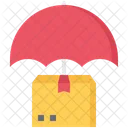 Umbrella Box Insurance Icon