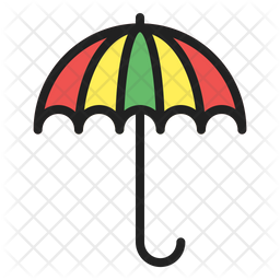 Umbrella Icon Of Colored Outline Style Available In Svg Png Eps Ai Icon Fonts