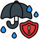 Umbrella Protection Alert Icon