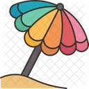 Umbrella Beach Protection Icon