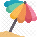 Umbrella Beach Protection Icon