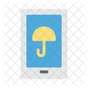 Umbrella Weather Forecast Icon