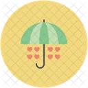 Umbrella Love Fall Icon