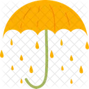Spring Rain Umbrella Icon