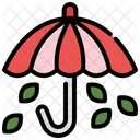 Umbrella Autumn Drop Icon