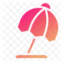 Umbrella Summer Beach Icon