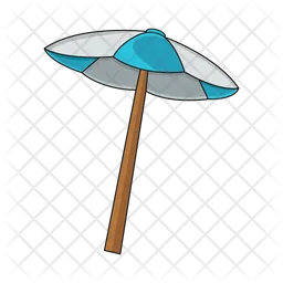 Umbrella beach  Icon