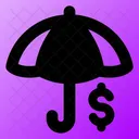 Umbrella Dollar Icon