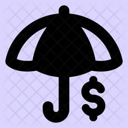 Umbrella-dollar  Icon