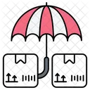 Autumn Umbrella Rain Icon