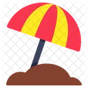 Umbrella Canopy Sunshade Icon