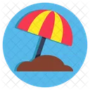 Umbrella Canopy Sunshade Icon