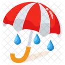 Umbrella Parasol Drizzle Icon