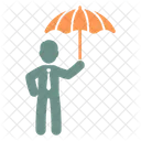 Umbrella Protection Insurance Icon