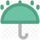 Umbrella Parasol Raindrops Icon