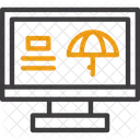 Umbrella Parasol Shelter Icon