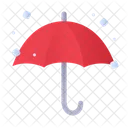 Umbrella Bad Weather Snow Icon