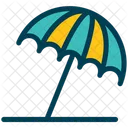 Umbrella Sunshade Beach Icon