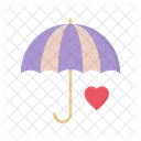 우산 보호 비 아이콘