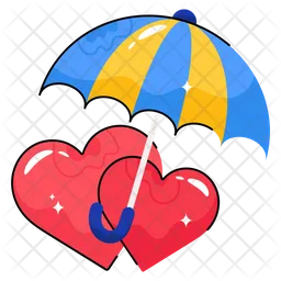 Umbrella love  Icon