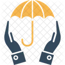 Umbrella Protection Insurance Privacy Icon