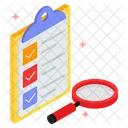 Umfrage Feedback Checkliste Symbol