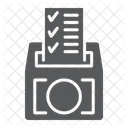 Umfrage Abstimmung Container Symbol