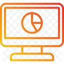 Umfrage Statistiken Kreisdiagramm Symbol