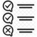 Test Checkliste Fragebogen Icon