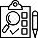 Umfrage Bericht Checkliste Symbol