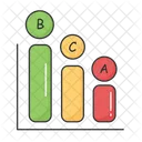 Umfragedatendiagramm  Symbol